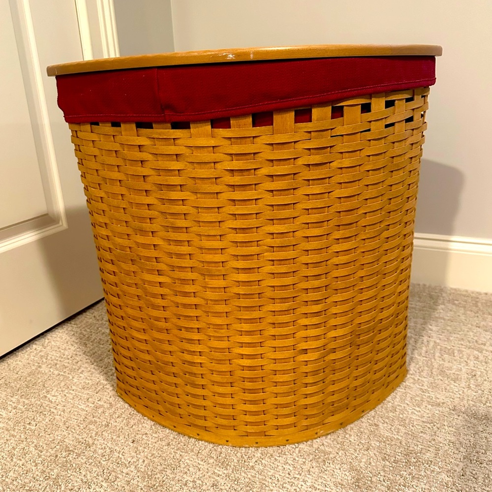 Longaberger laundry corner basket